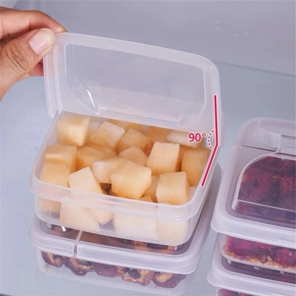 clear storage box •stackable •lid